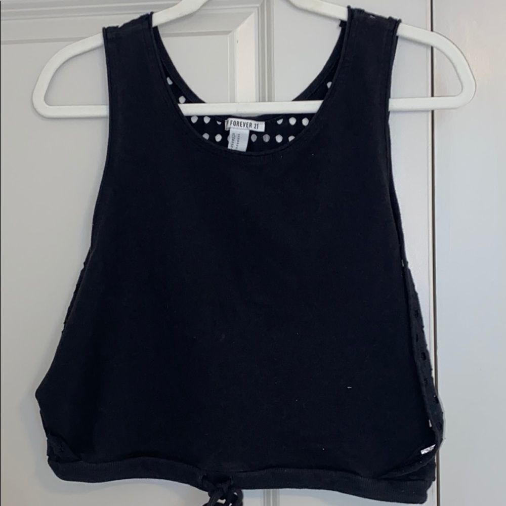 cropped athletic tanktop 